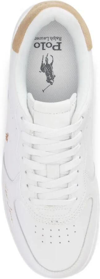 Polo Ralph Lauren logo-embroidered leather sneakers Wit - Foto 5