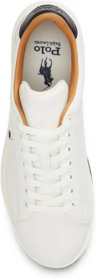 Polo Ralph Lauren logo-embroidered leather sneakers Wit - Foto 4