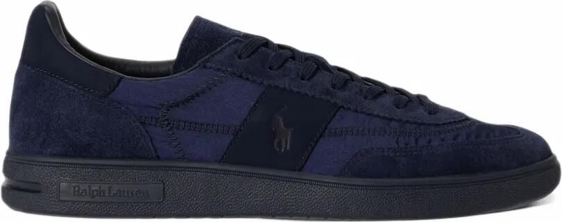 Polo Ralph Lauren logo-embroidered panelled sneakers Blauw