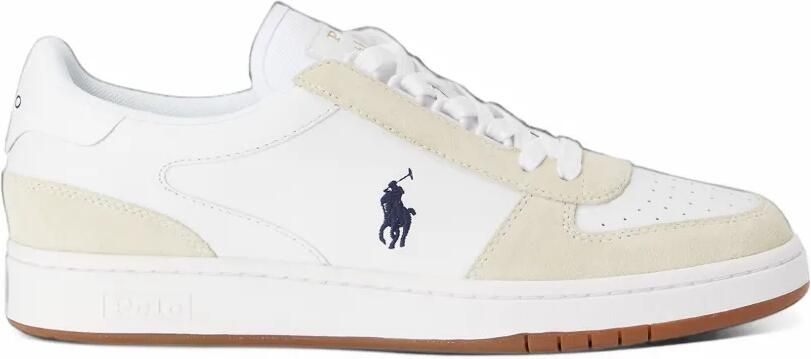 Polo Ralph Lauren logo-embroidered panelled sneakers Wit