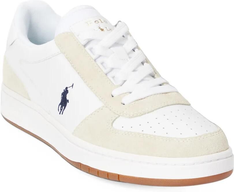 Polo Ralph Lauren logo-embroidered panelled sneakers Wit - Foto 3