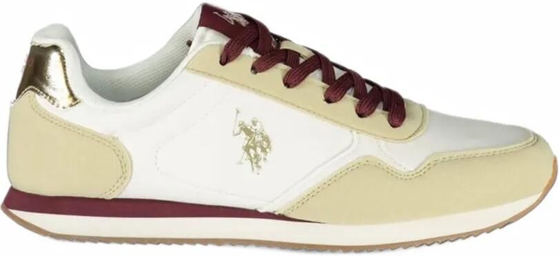 Polo Ralph Lauren logo-embroidered panelled sneakers Wit