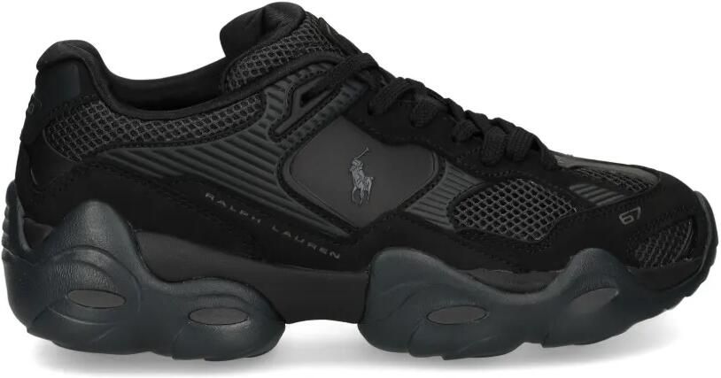 Polo Ralph Lauren Sneakers met logopatch Zwart