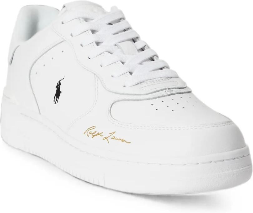 Polo Ralph Lauren logo-print leather sneakers Wit - Foto 2