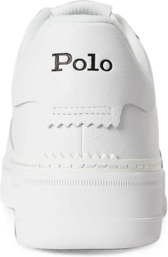 Polo Ralph Lauren logo-print leather sneakers Wit - Foto 3