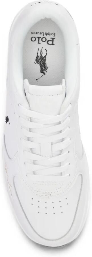 Polo Ralph Lauren logo-print leather sneakers Wit - Foto 4