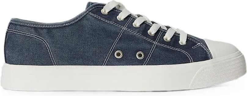 Polo Ralph Lauren Low-top sneakers met contrasterende stiksels Blauw