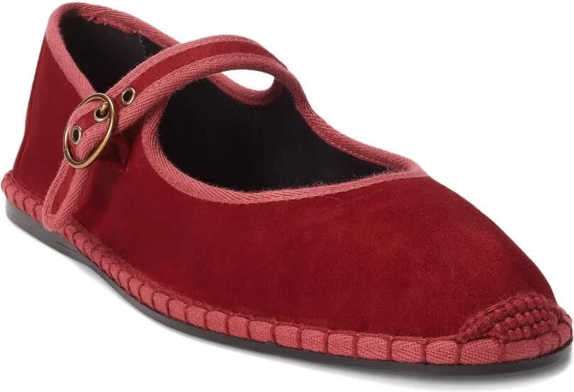 Polo Ralph Lauren Mary Jane ballerina's Rood - Foto 3