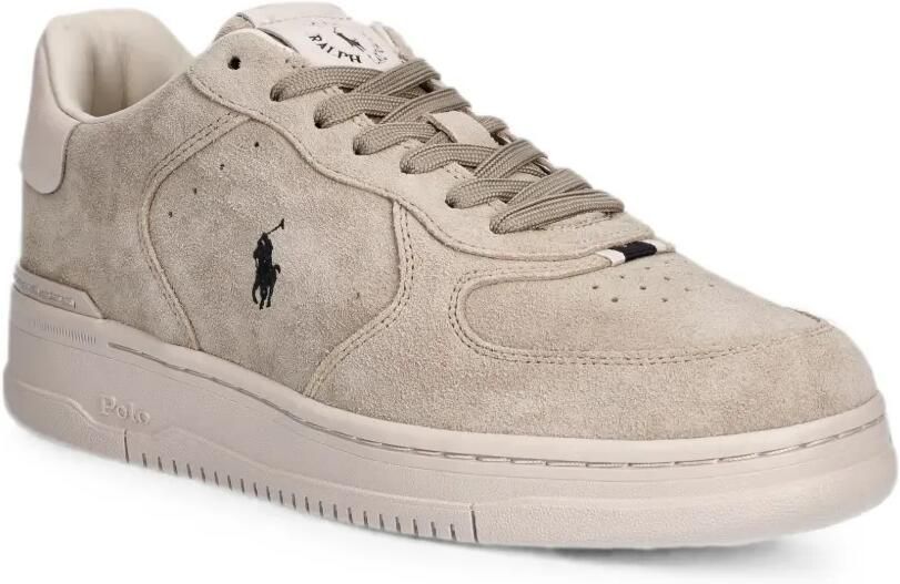 Polo Ralph Lauren Master Ct Rib sneakers met geborduurd logo en vlakken Beige - Foto 3