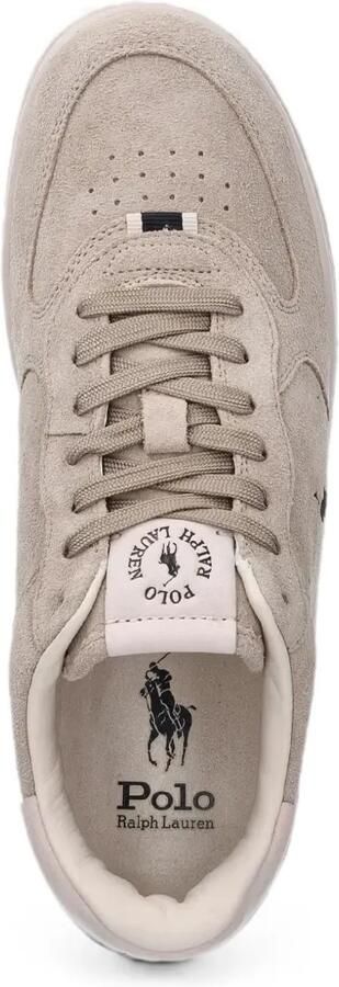 Polo Ralph Lauren Master Ct Rib sneakers met geborduurd logo en vlakken Beige - Foto 4