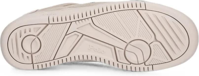 Polo Ralph Lauren Master Ct Rib sneakers met geborduurd logo en vlakken Beige - Foto 5