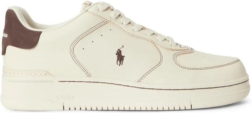 Polo Ralph Lauren Master Park leren sneakers Beige