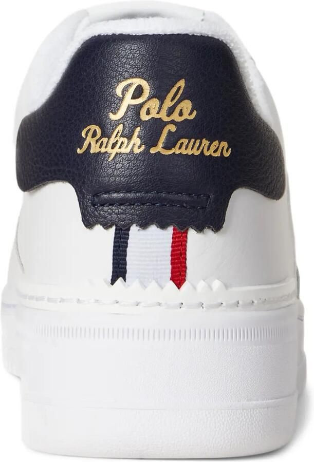 Polo Ralph Lauren Master Park leren sneakers Wit - Foto 3