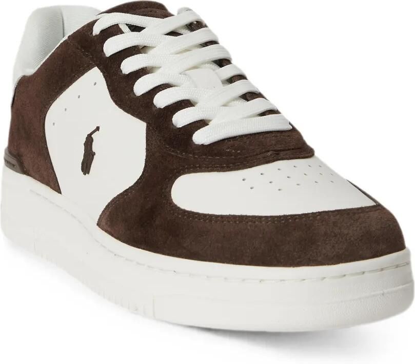Polo Ralph Lauren Masters Court leren suède sneakers Bruin - Foto 3