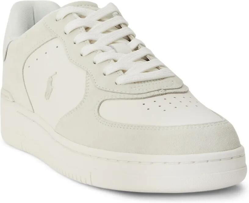 Polo Ralph Lauren Masters Court leren suède sneakers Wit - Foto 4