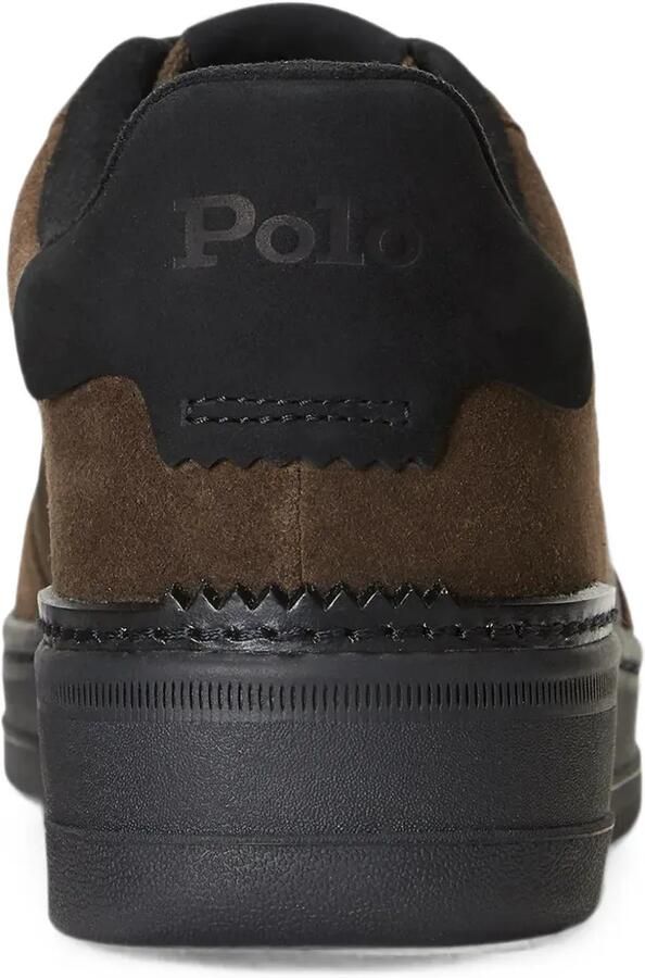 Polo Ralph Lauren Masters Crt perforated panelled sneakers Bruin - Foto 2