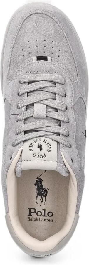 Polo Ralph Lauren Mastr Ct Rib logo-embroidered suede sneakers Grijs - Foto 4