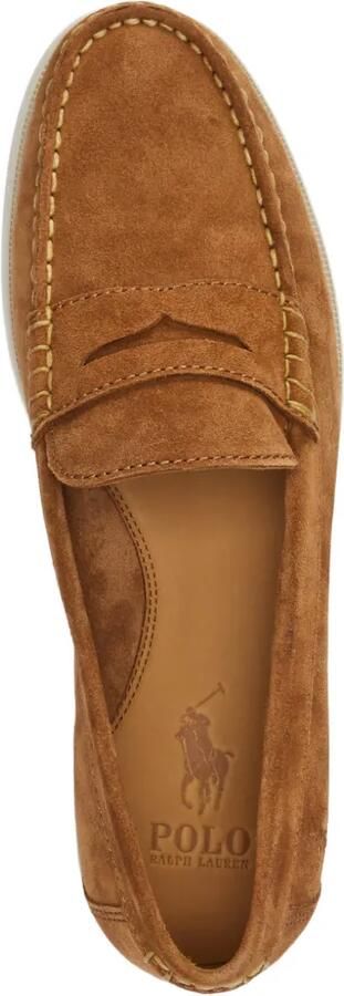 Polo Ralph Lauren Merton suède penny loafers Bruin - Foto 4