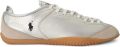 Polo Ralph Lauren Metallic sneakers met geborduurd logo Zilver - Zilver