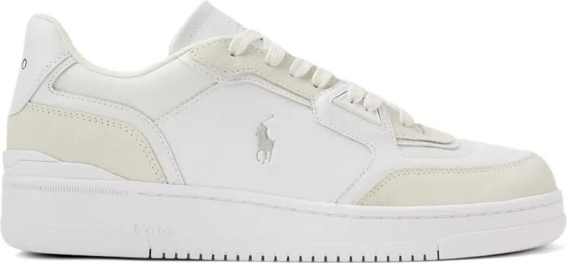 Polo Ralph Lauren Open Masters leren suède sneakers Wit