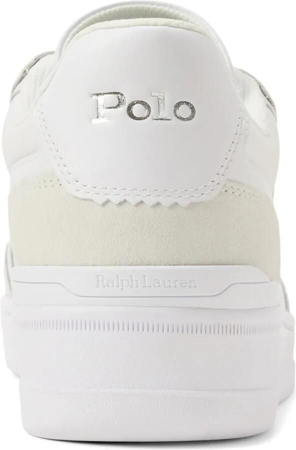 Polo Ralph Lauren Open Masters leren suède sneakers Wit - Foto 3