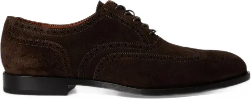Polo Ralph Lauren Owen suede wingtip shoes Bruin
