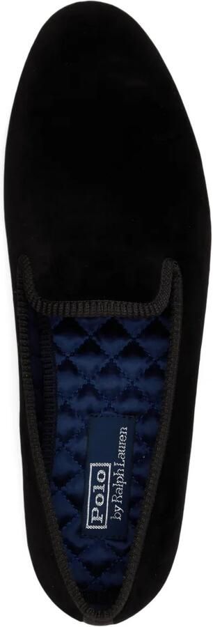 Polo Ralph Lauren Paxton fluwelen slippers Zwart - Foto 4
