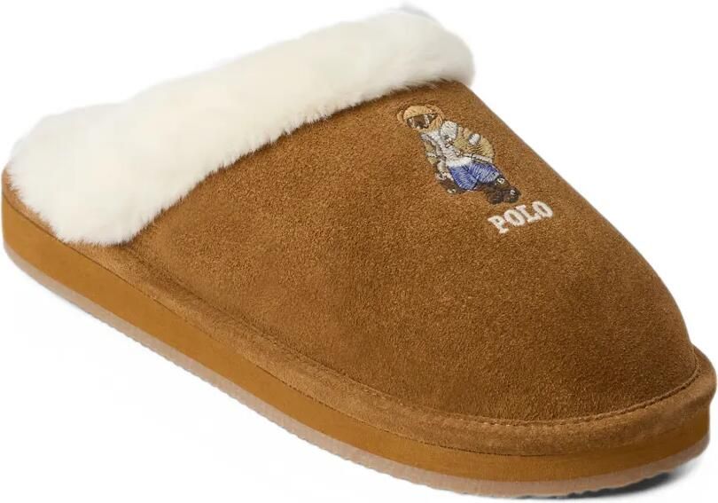 Polo Ralph Lauren Polo Bear faux-fur slippers Bruin - Foto 4