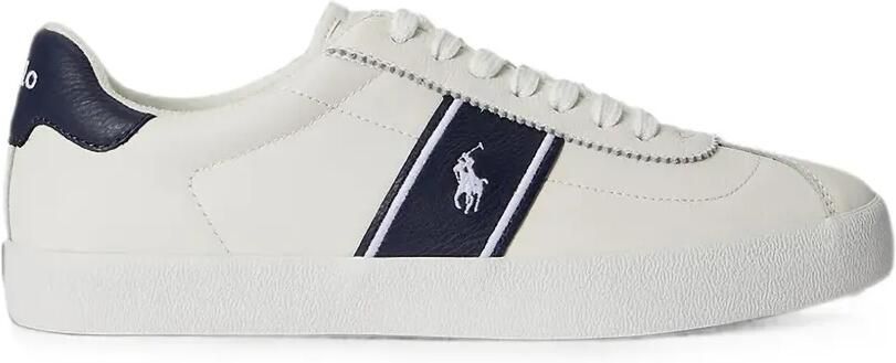 Polo Ralph Lauren Sneakers met geborduurde pony en vlakken Zwart