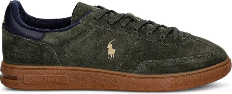 Polo Ralph Lauren Polo Pony suède sneakers Groen