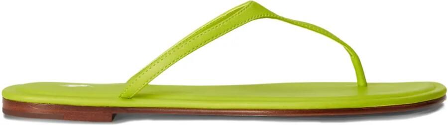 Polo Ralph Lauren Pony schapenleren teenslippers Groen
