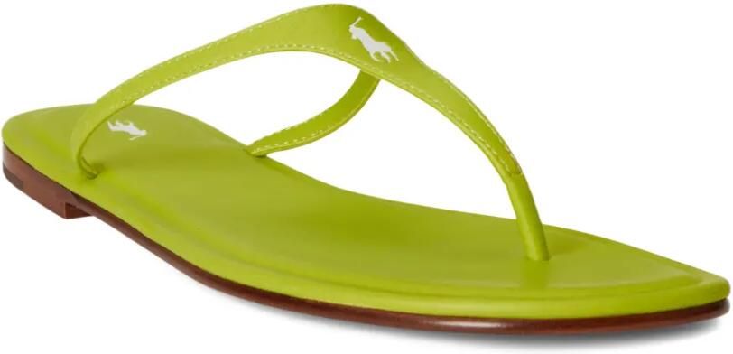 Polo Ralph Lauren Pony schapenleren teenslippers Groen - Foto 2