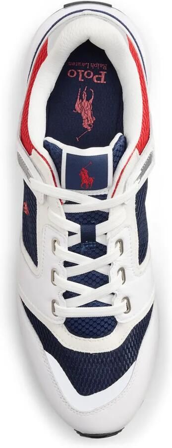 Polo Ralph Lauren Ponyleren sneakers met suède vlak Wit - Foto 5