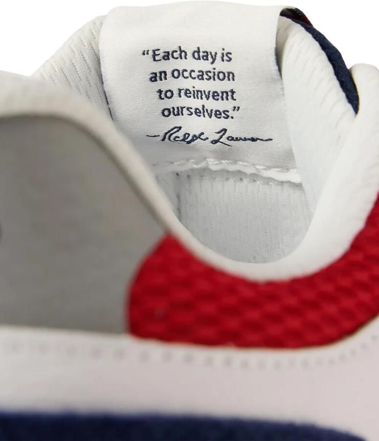 Polo Ralph Lauren Ponyleren sneakers met suède vlak Wit - Foto 2