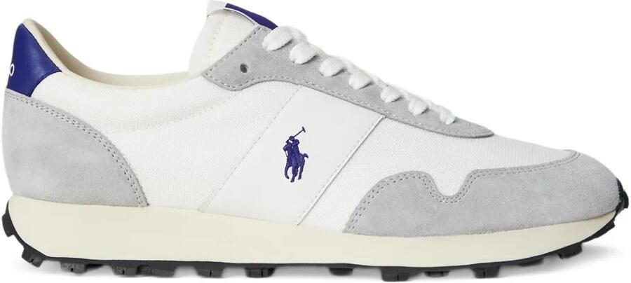 Polo Ralph Lauren PRL Trail 125 suède mesh sneakers Grijs