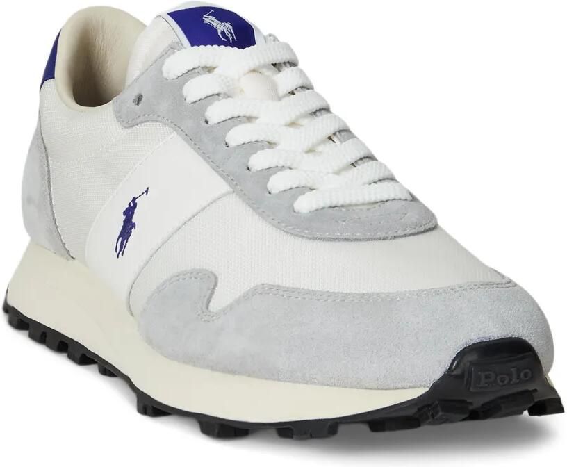 Polo Ralph Lauren PRL Trail 125 suède mesh sneakers Grijs - Foto 4