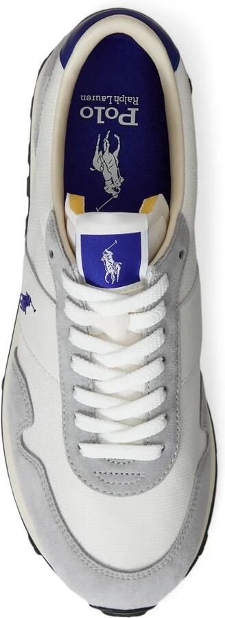 Polo Ralph Lauren PRL Trail 125 suède mesh sneakers Grijs - Foto 5