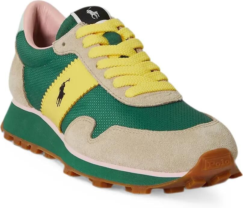 Polo Ralph Lauren Prl TRail125 sneakers met vlakken en logopatch Groen - Foto 3