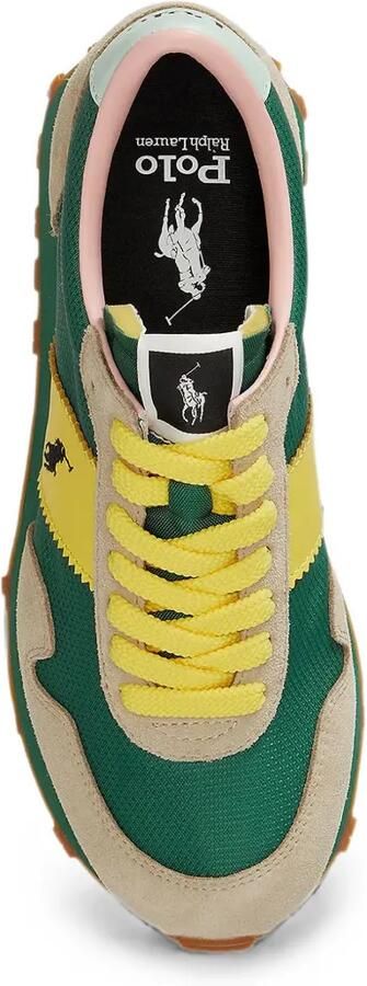 Polo Ralph Lauren Prl TRail125 sneakers met vlakken en logopatch Groen - Foto 5