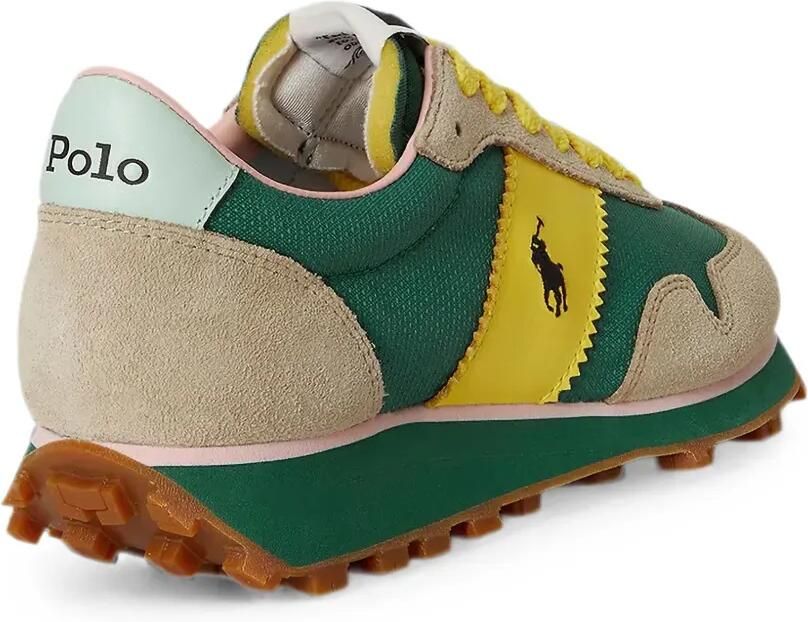 Polo Ralph Lauren Prl TRail125 sneakers met vlakken en logopatch Groen - Foto 4