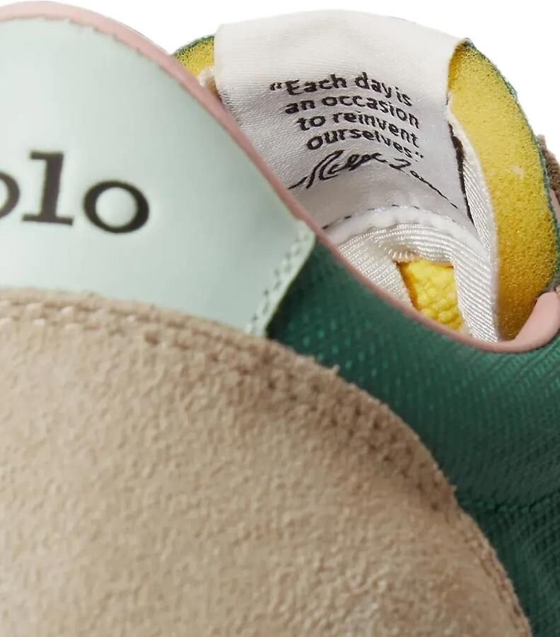 Polo Ralph Lauren Prl TRail125 sneakers met vlakken en logopatch Groen - Foto 2