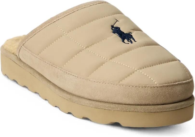 Polo Ralph Lauren Gewatteerde slippers met logo-detail Beige - Foto 3
