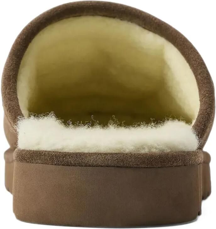 Polo Ralph Lauren Reade suede-trim quilted scuff slippers Bruin - Foto 3