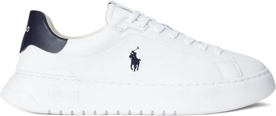 Polo Ralph Lauren Rlite Court leren low-top sneakers Wit