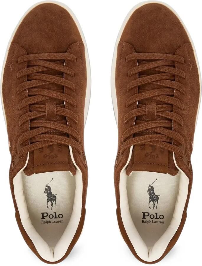 Polo Ralph Lauren RLite Court suède sneakers Bruin - Foto 2