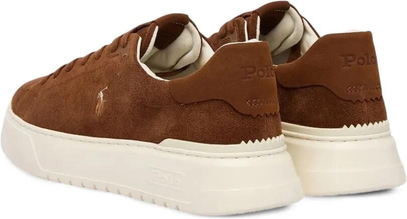 Polo Ralph Lauren RLite Court suède sneakers Bruin - Foto 3