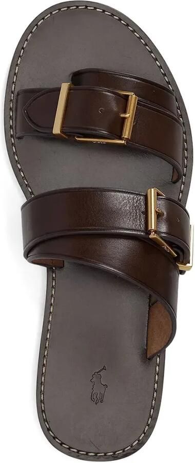 Polo Ralph Lauren Sandalen met gespbandje Bruin - Foto 3