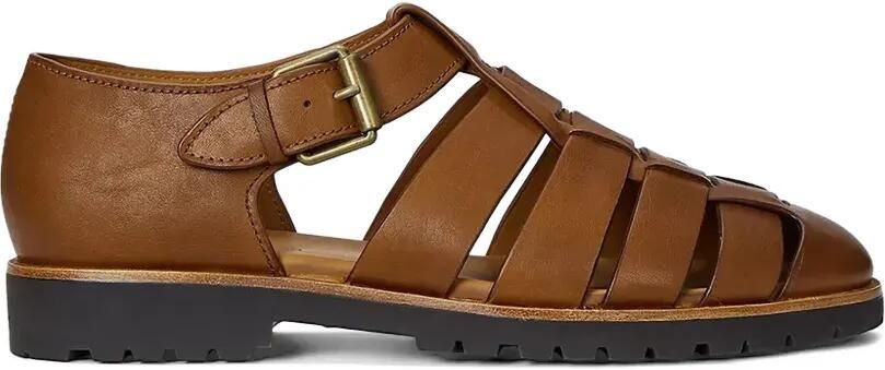 Polo Ralph Lauren Sandalen met leren kooi Bruin