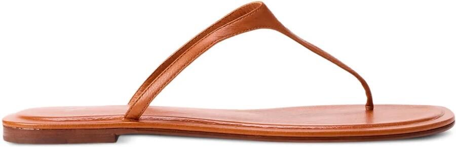 Polo Ralph Lauren Sandalen met logo-reliëf Bruin