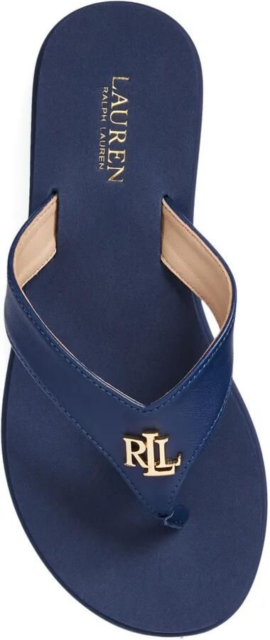 Polo Ralph Lauren Sandalen met logoplakkaat Blauw - Foto 4